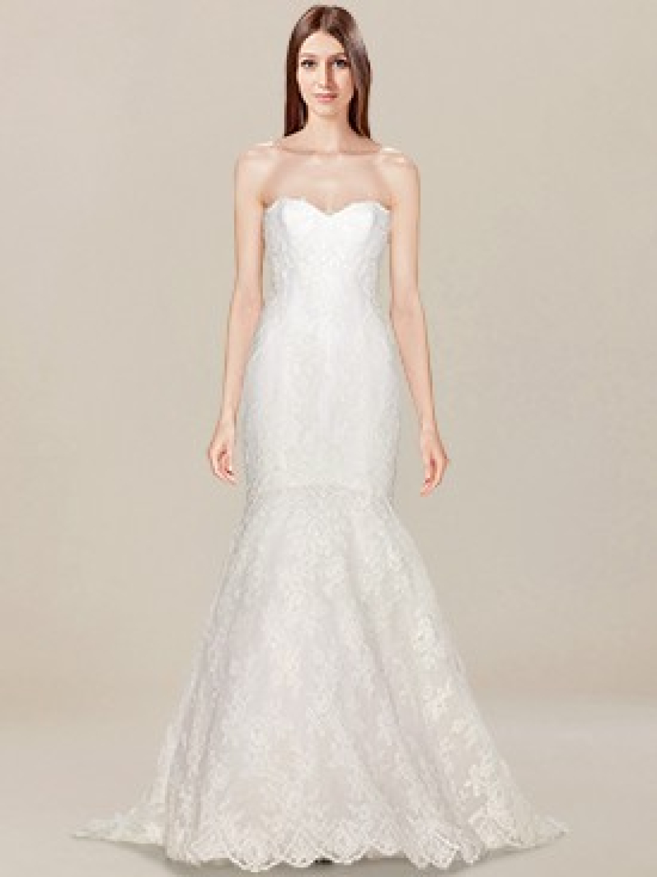 lace sweetheart wedding dress