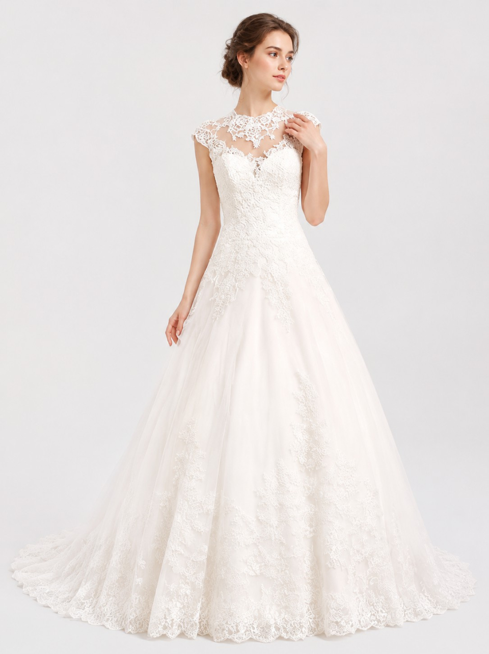 Spitze Brautkleid