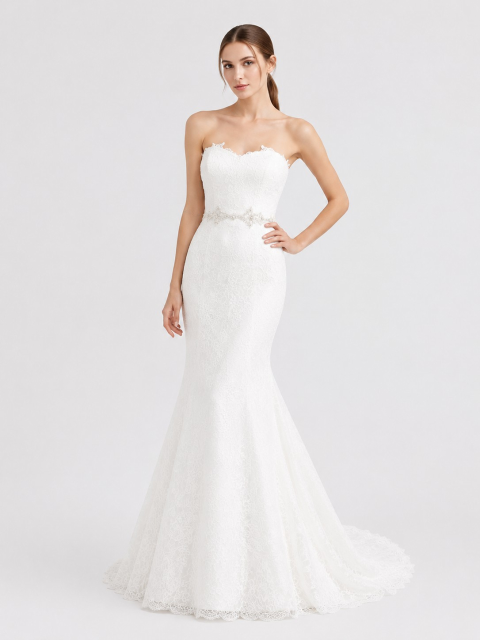 Spitze Brautkleid