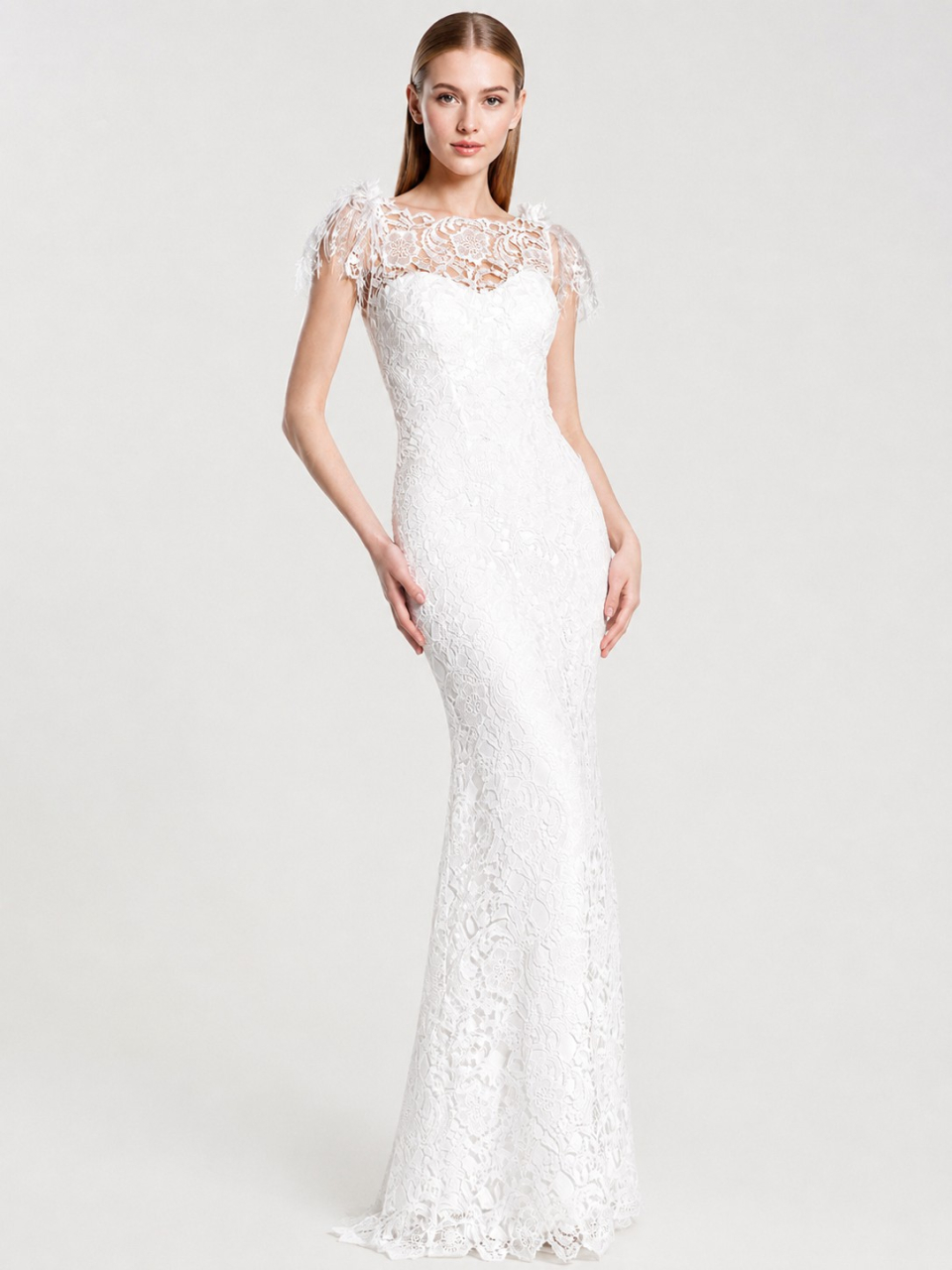 spitze hochzeitskleid
