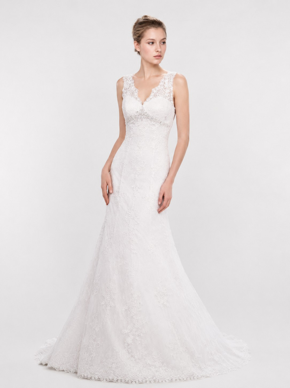 Spitze-Hochzeitskleid