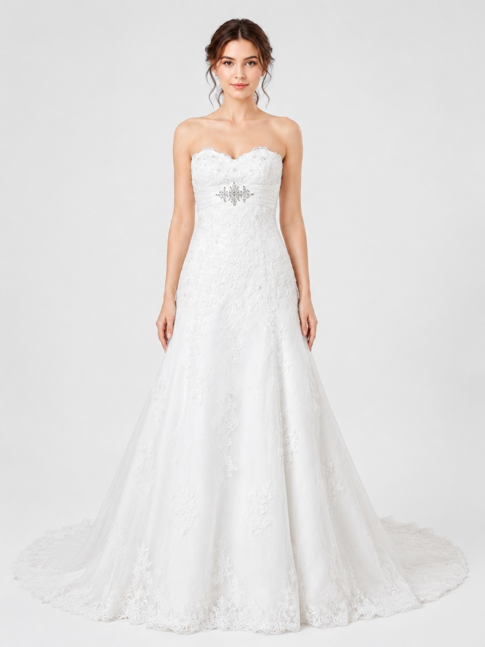 Spitze Brautkleid
