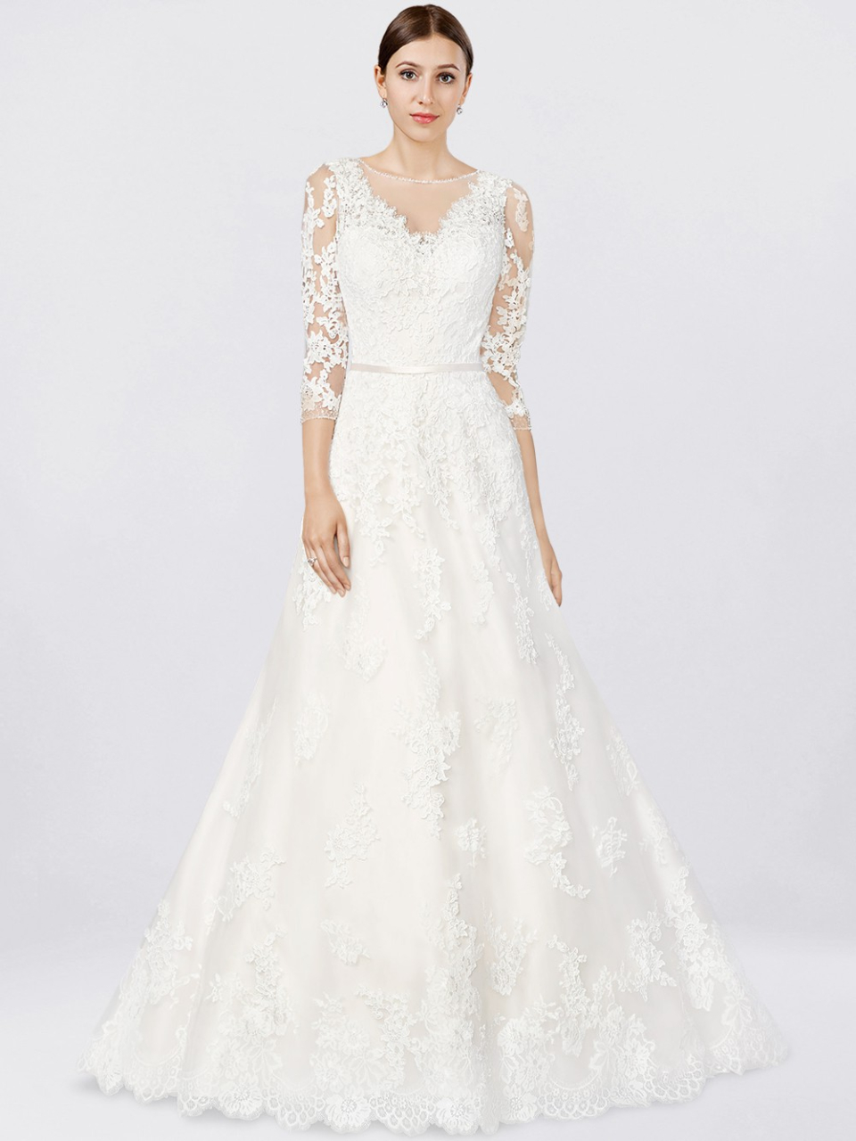lace wedding dress