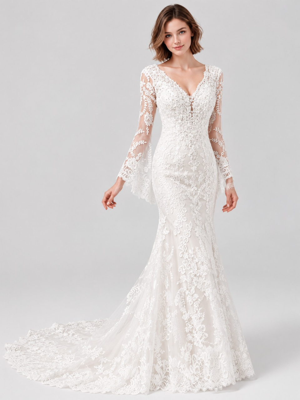 robe de mariée en dentelle