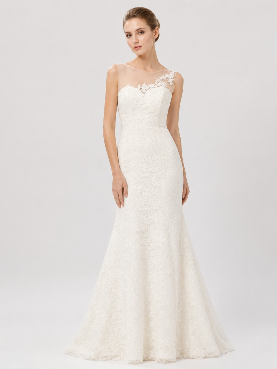 lace wedding gown