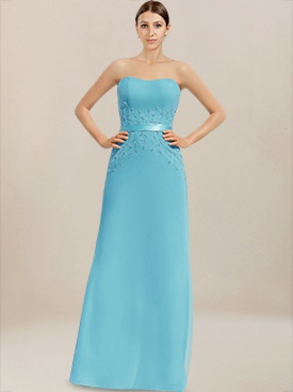 long bridesmaid dress_pool