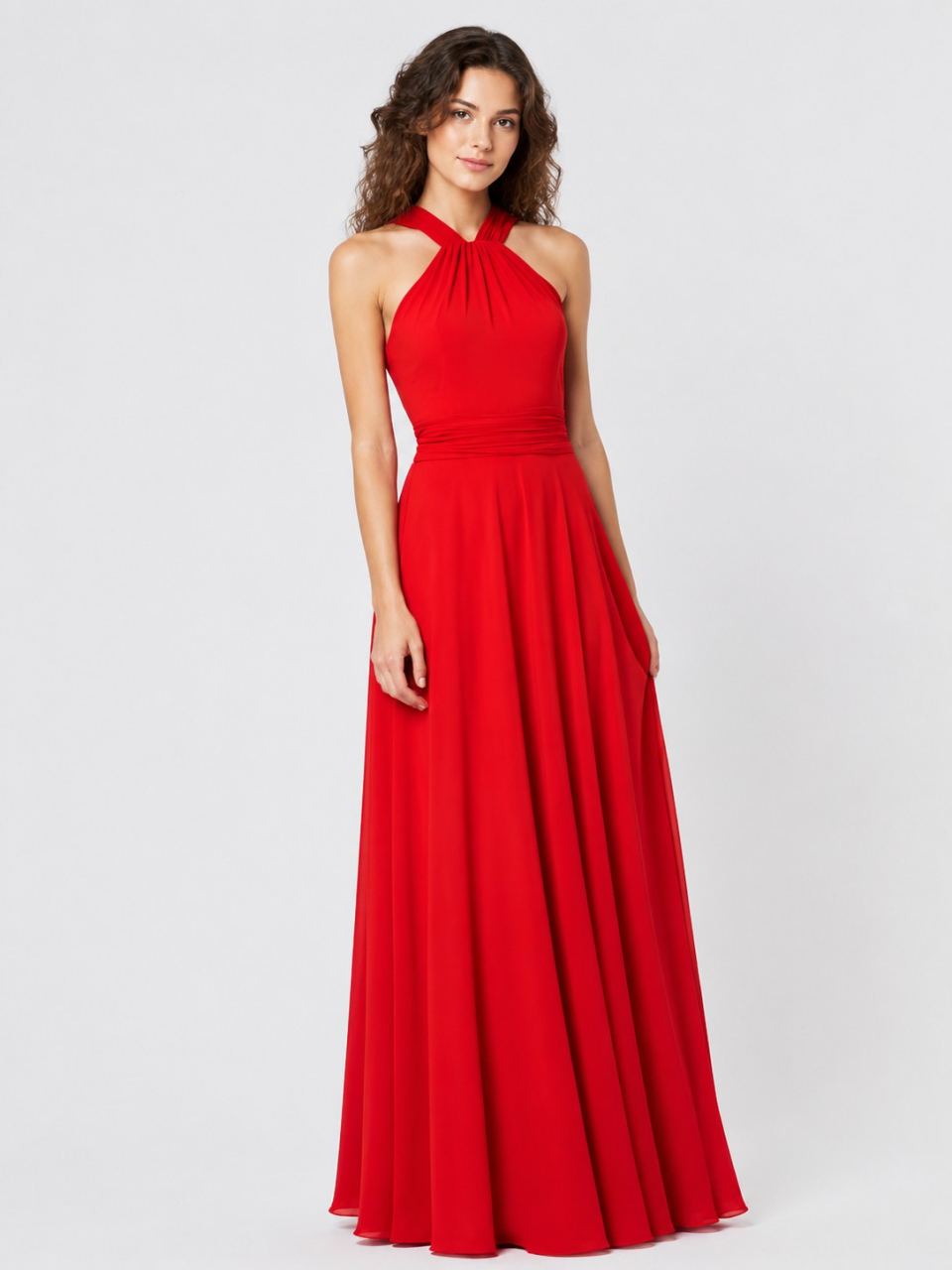 robe de demoiselle d'honneur_Persimmon