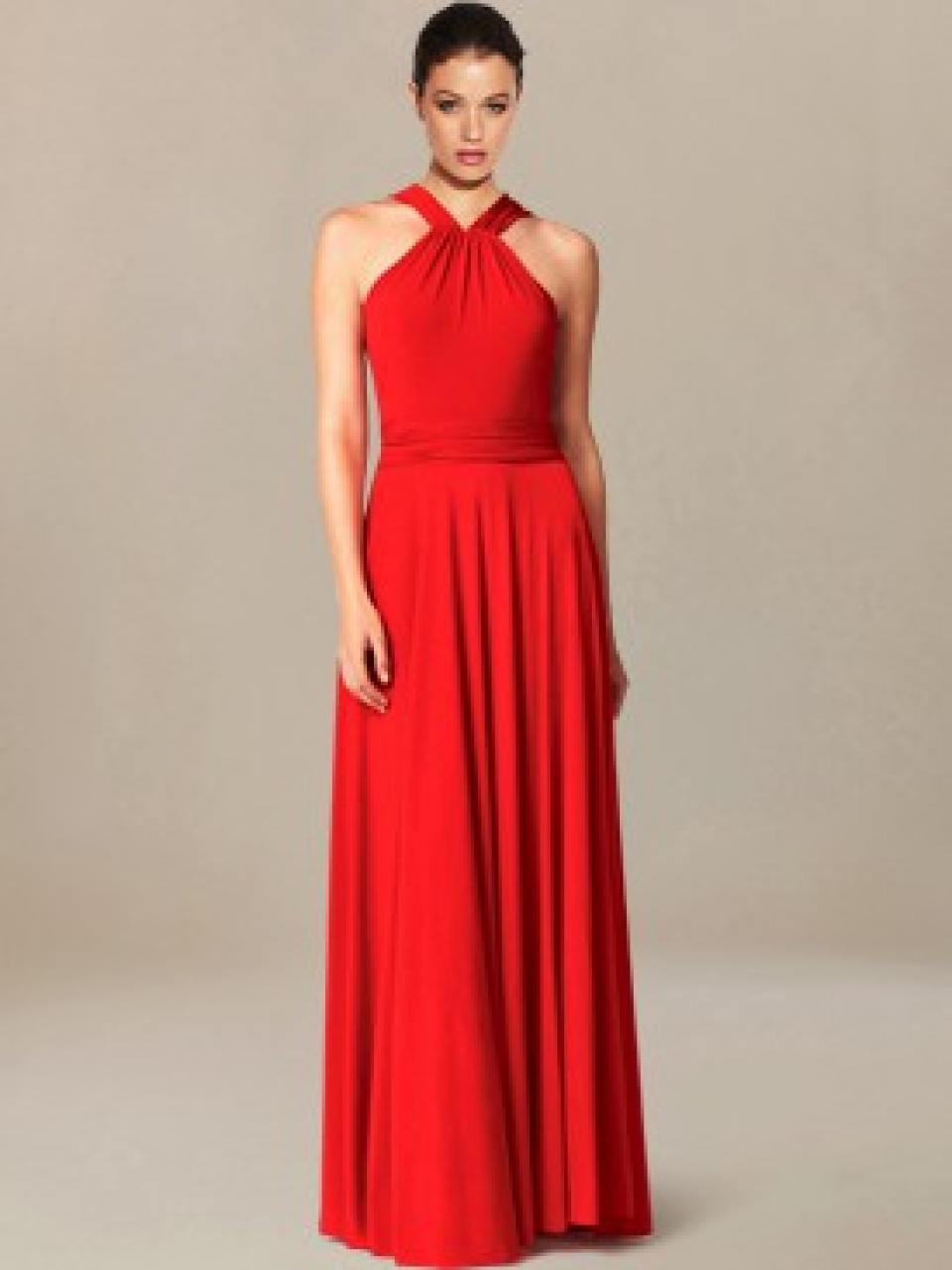 long bridesmaid dresses_Persimmon