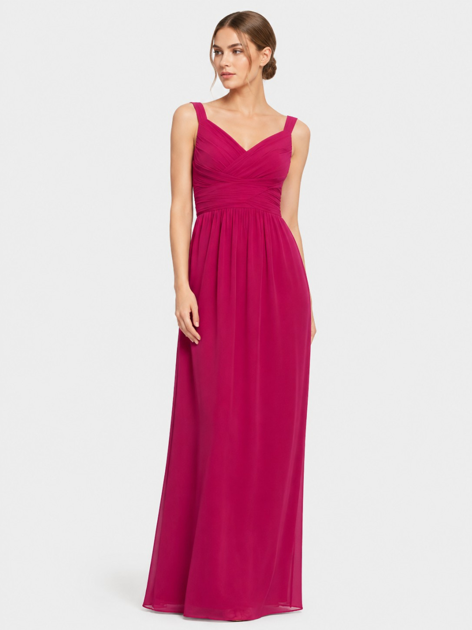 long bridesmaid dresses_Lipstick