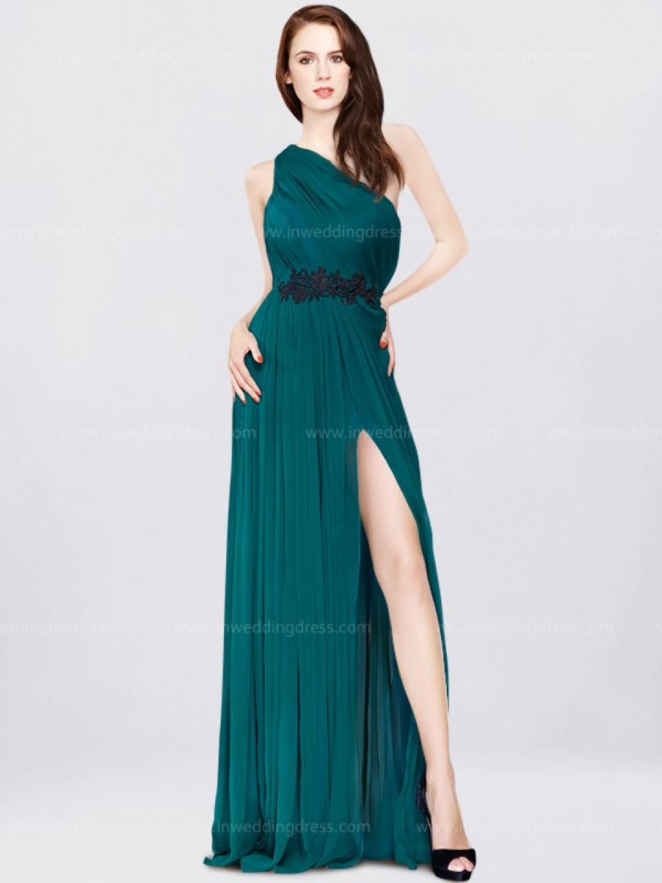 long prom dress_Teal