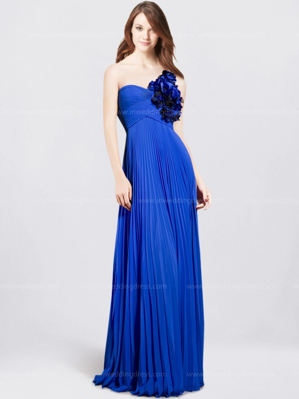 long prom dress_Marine Blue