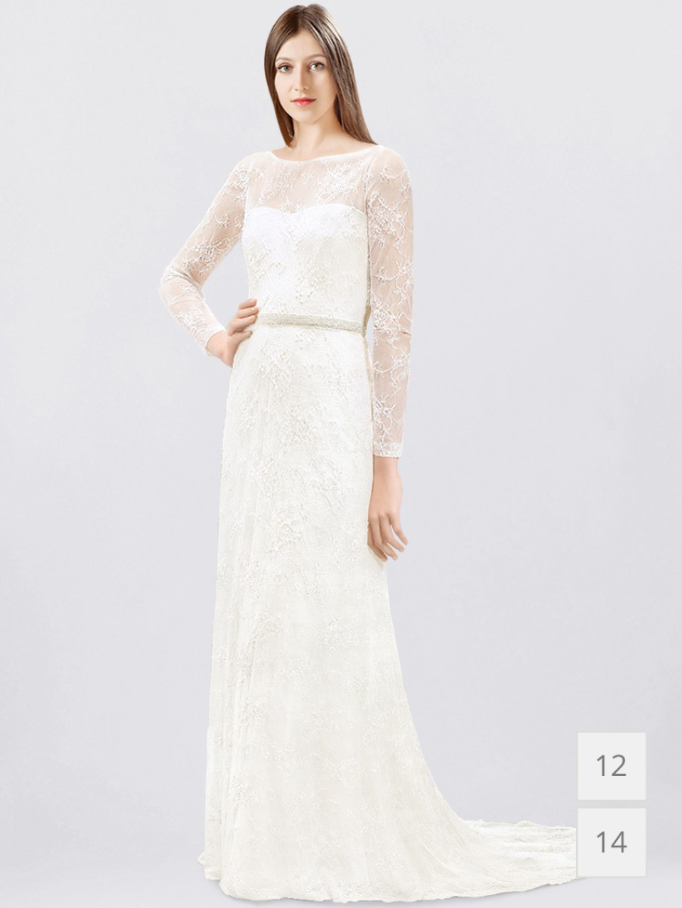 informal wedding dress_ivory