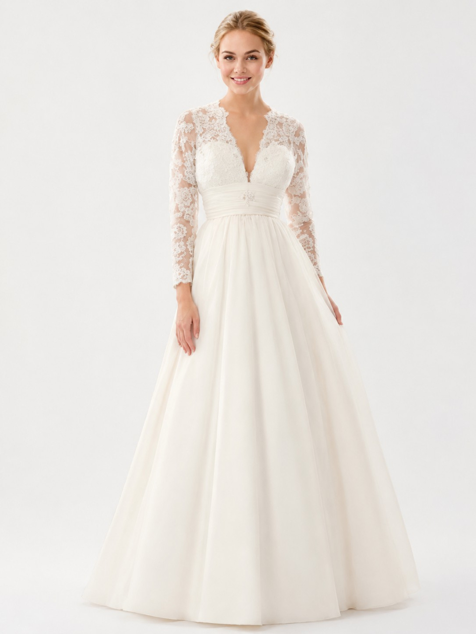 robes de mariée à manches longues