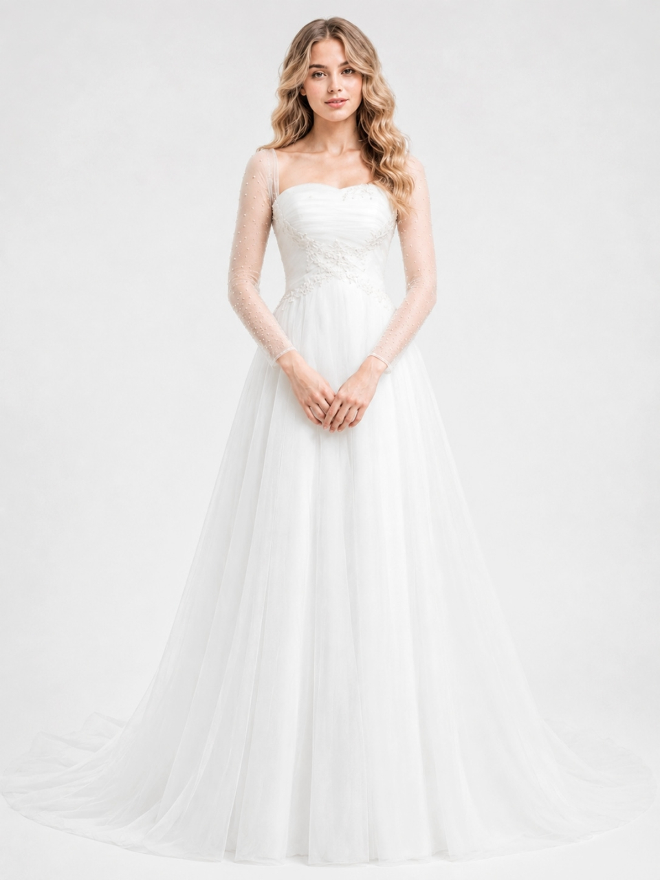 robes de mariée à manches longues
