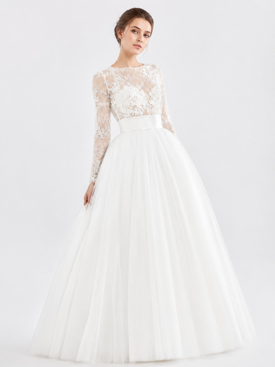 robes de mariée à manches longues