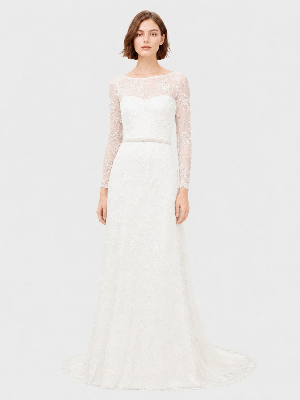 long sleeve lace wedding dresses
