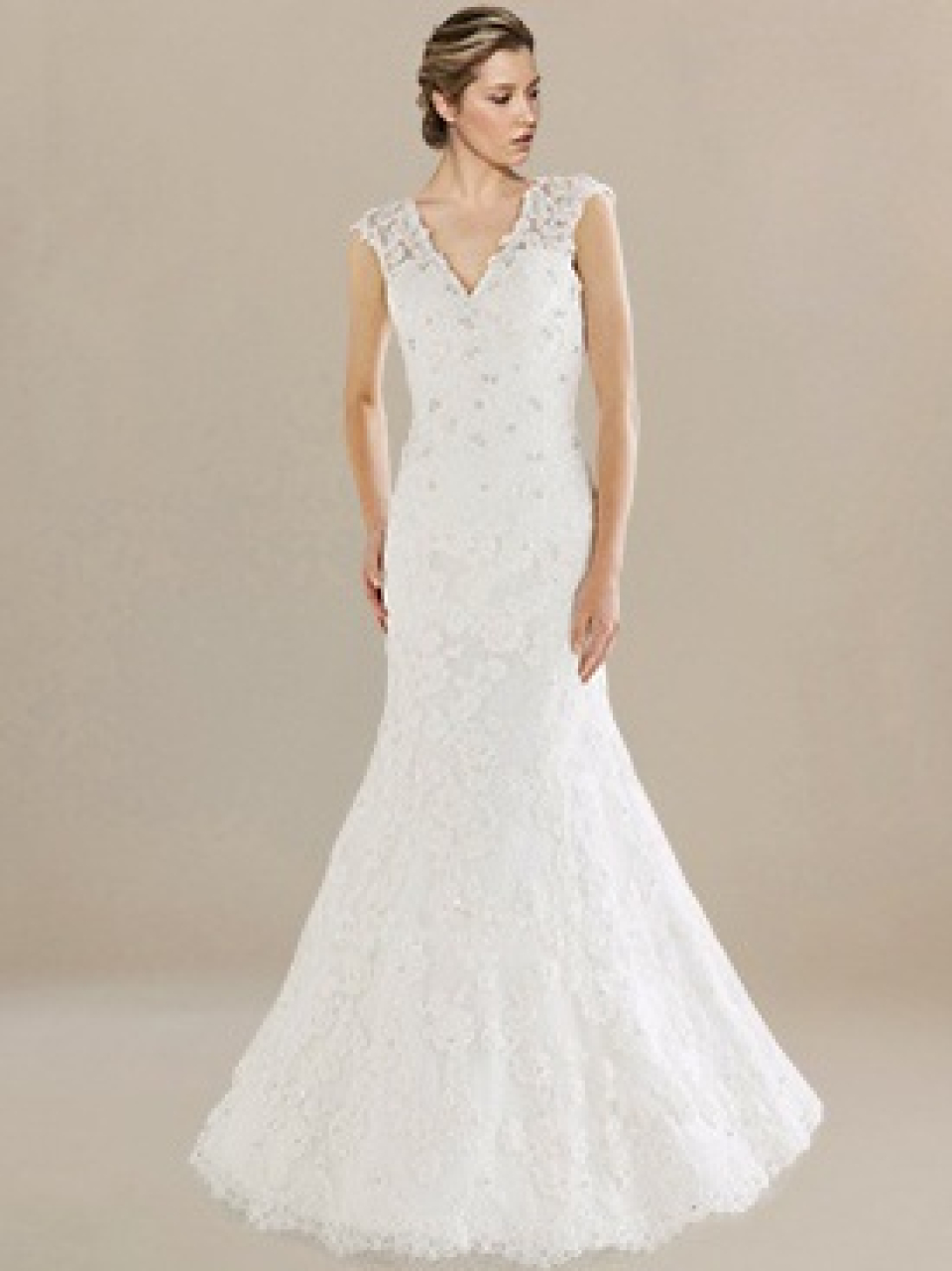 mermaid lace wedding dress