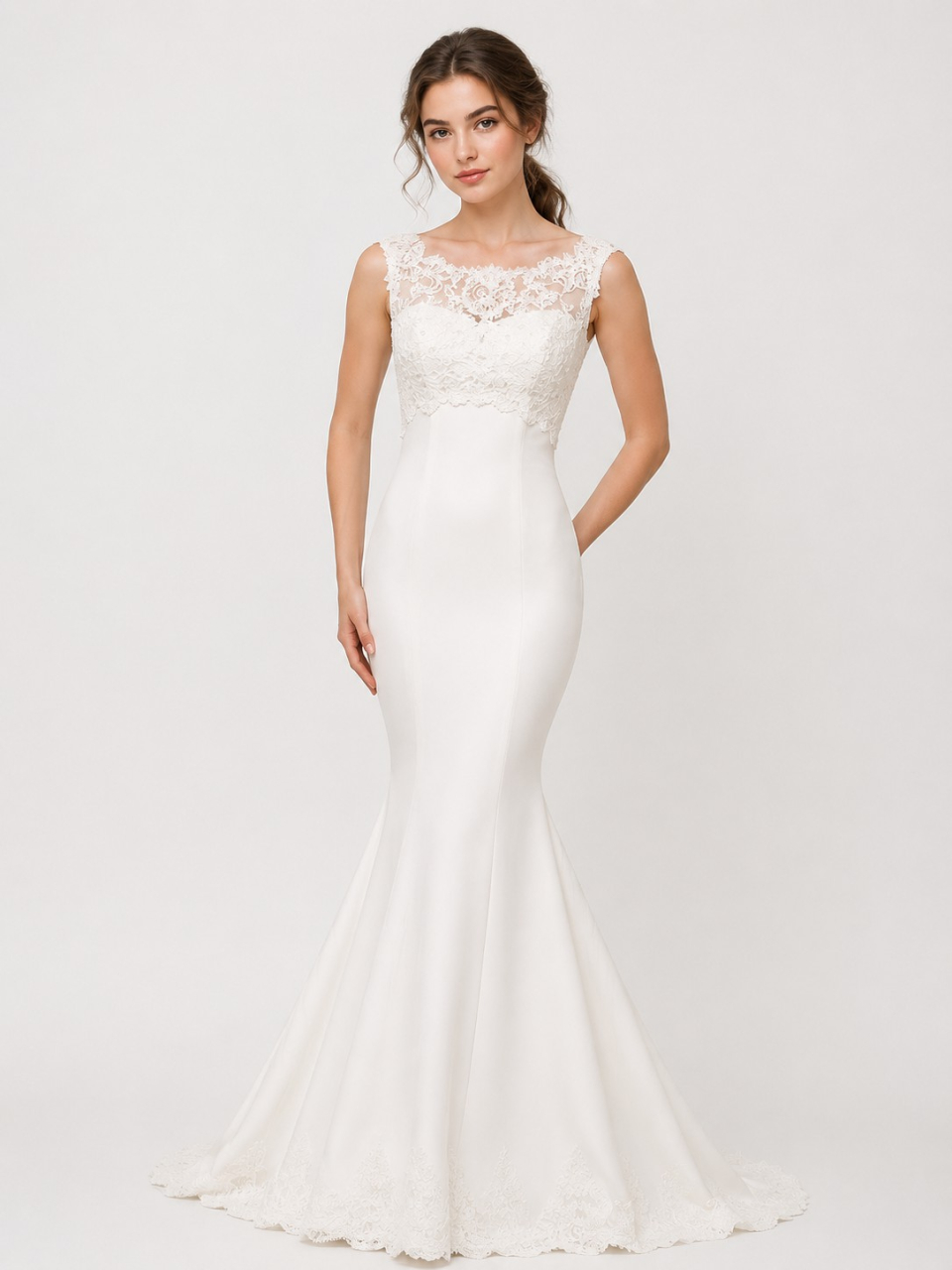 mermaid style wedding dress