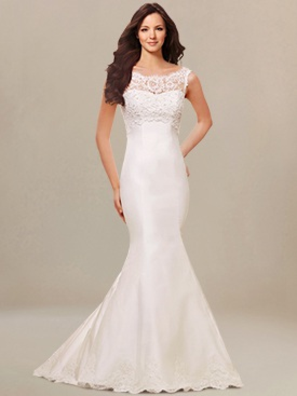 mermaid style wedding dress