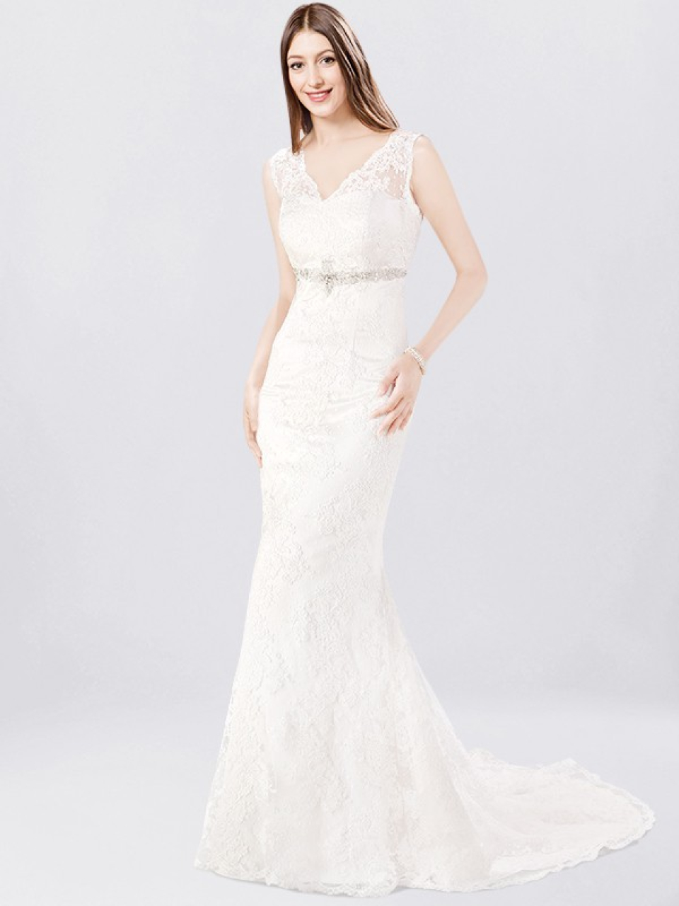 mermaid style wedding dress