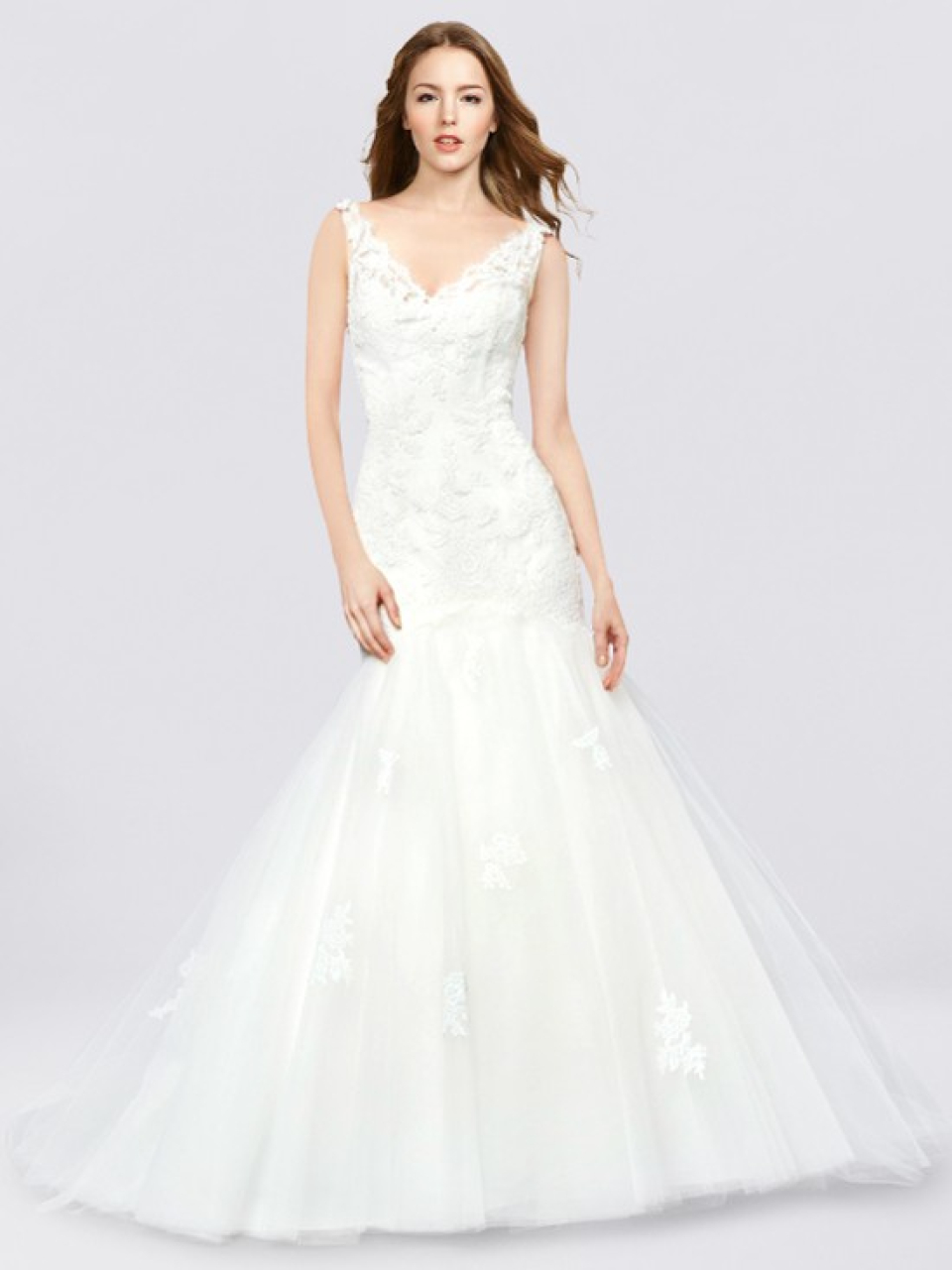 mermaid style wedding dress