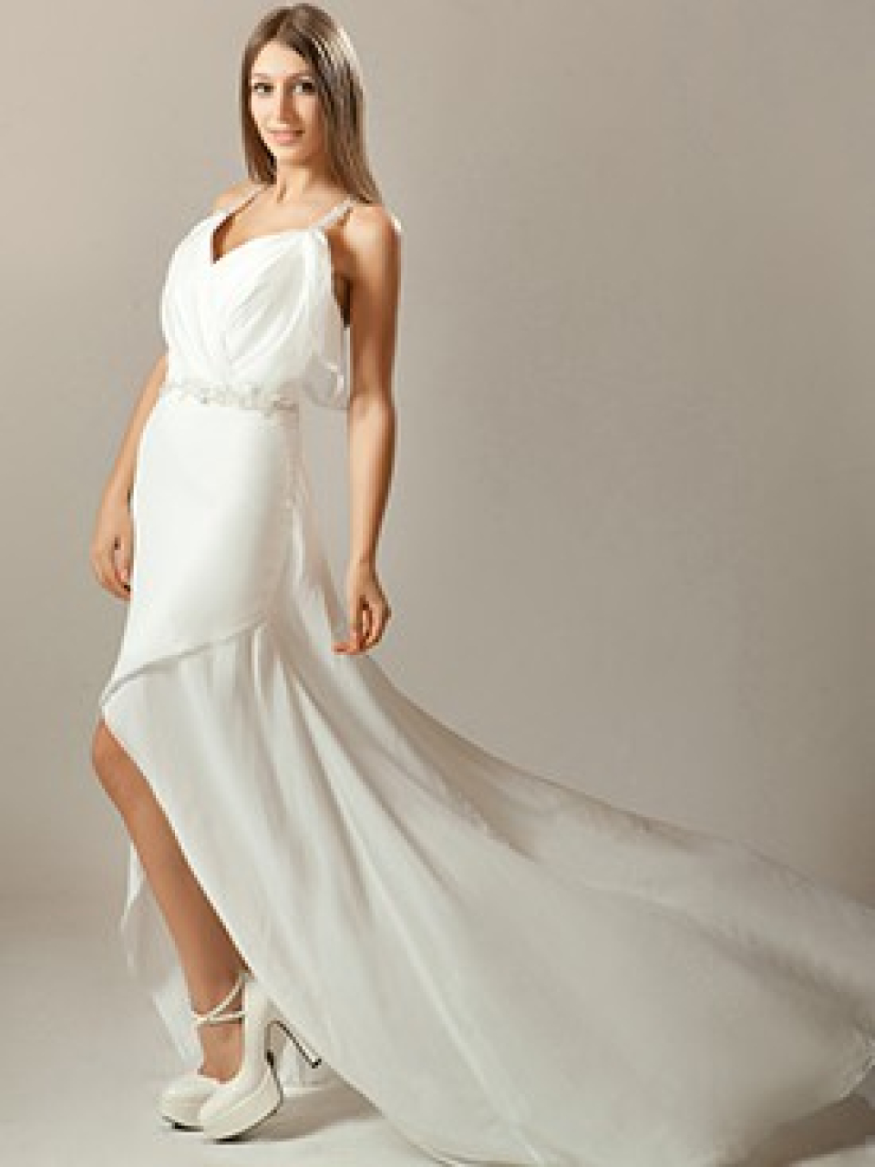 high-low wedding dress