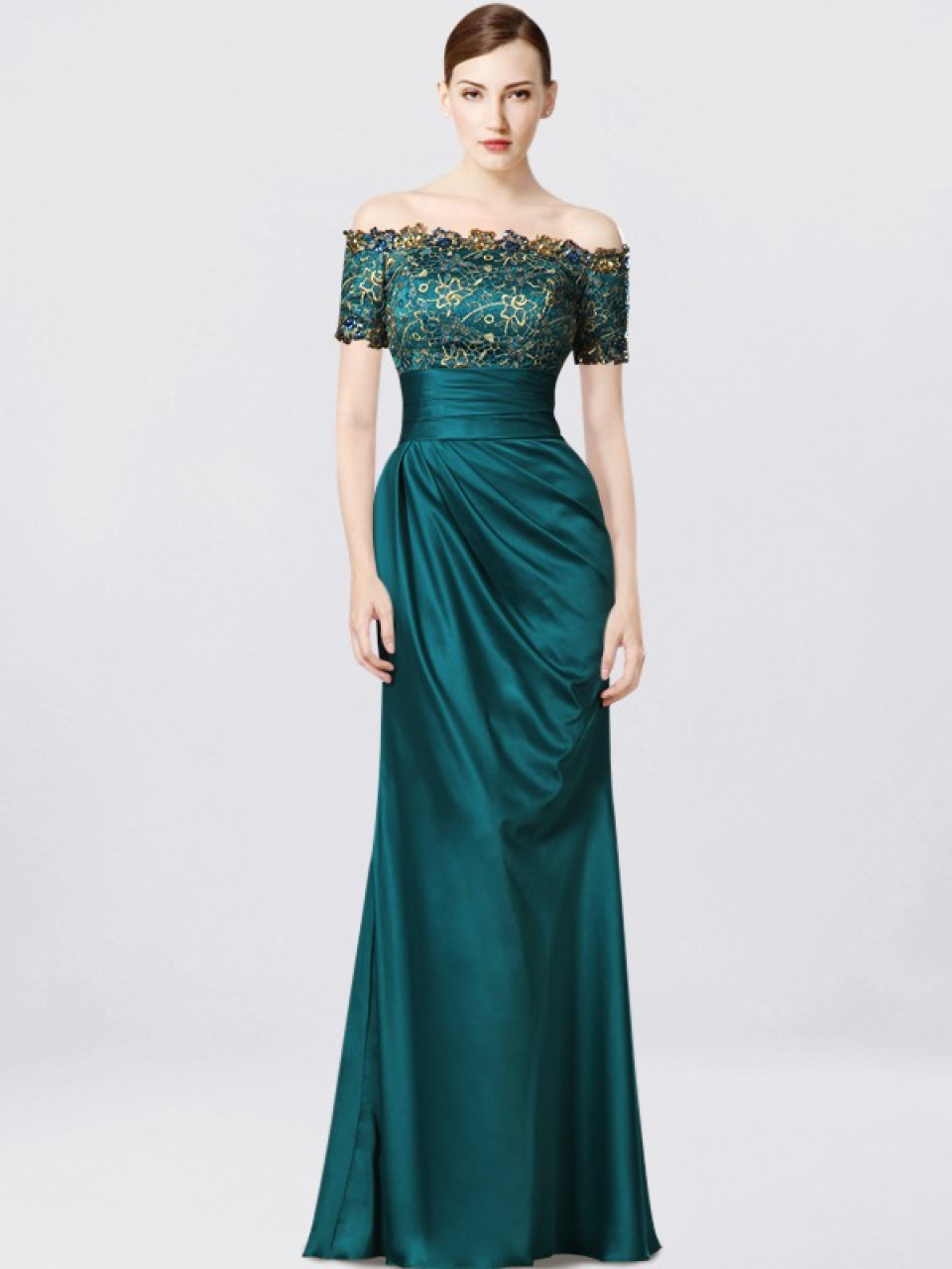 Modern Mutter der Braut Kleider_Teal