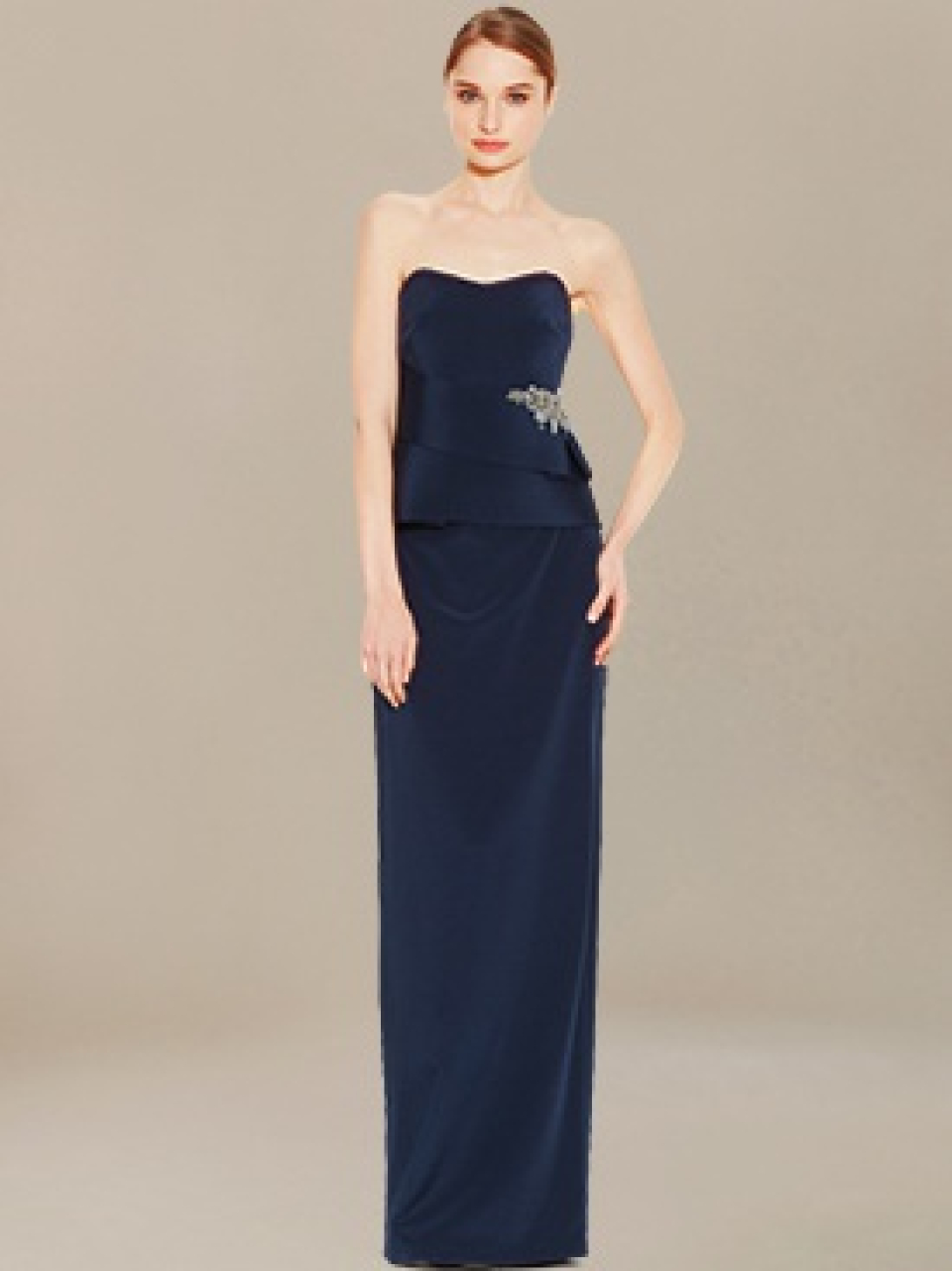 modern mother of the bride dresses_Navy