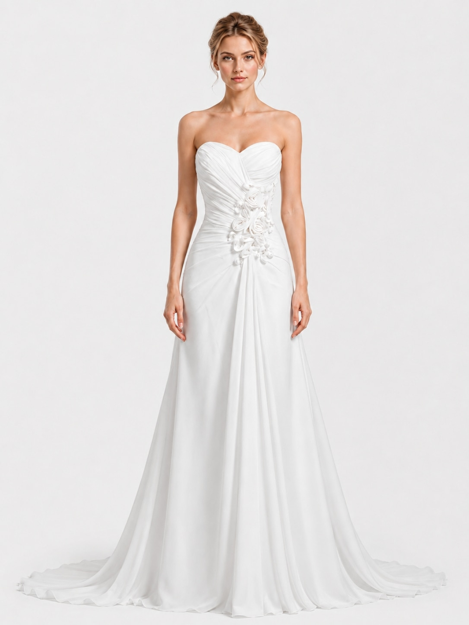 Modest Beach Bridal Gown