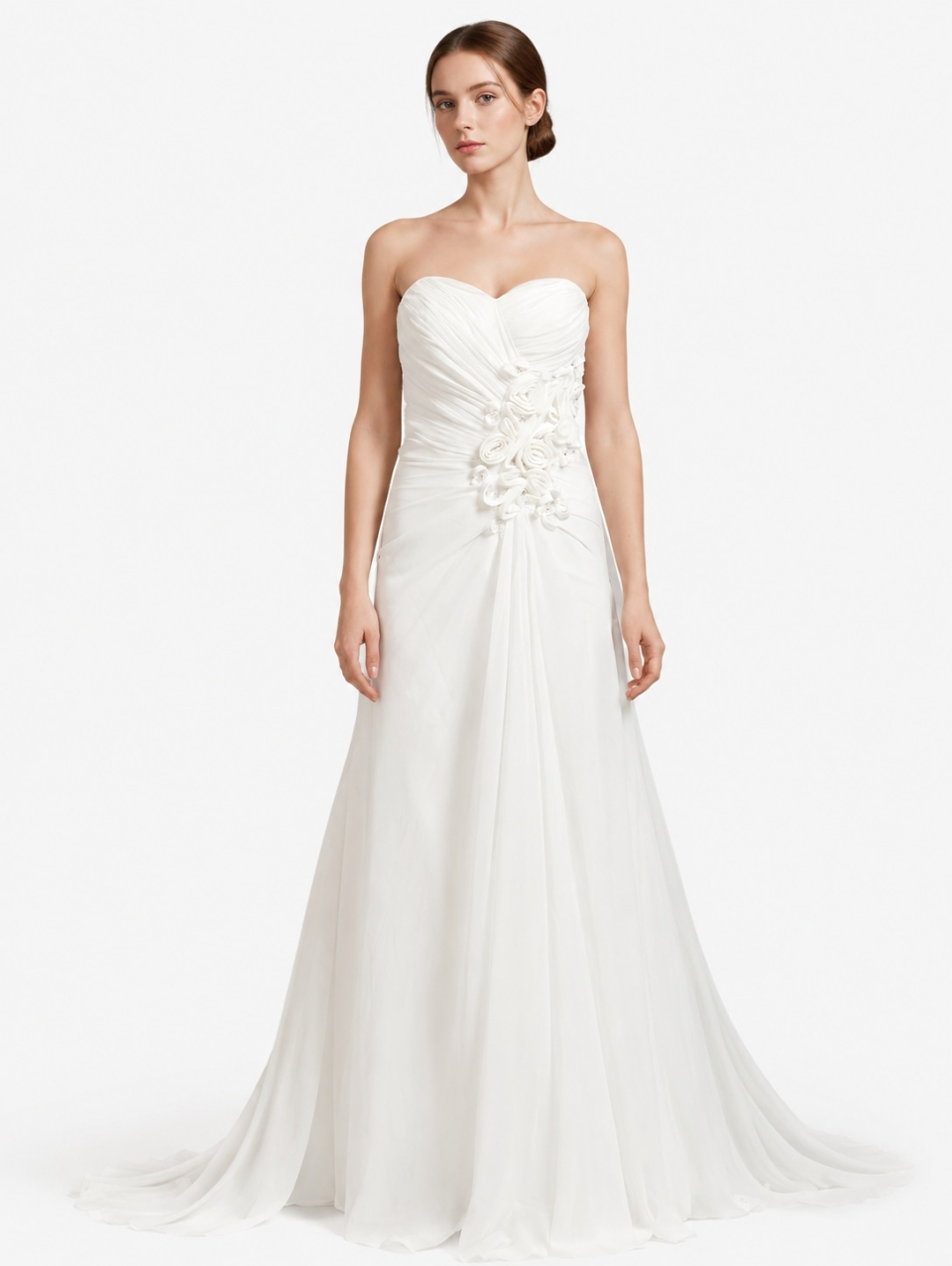 Modest Strand Brautkleid