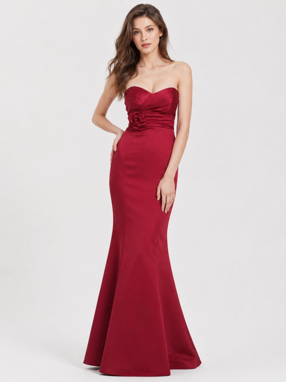 robe de demoiselle d'honneur modeste_Cherry