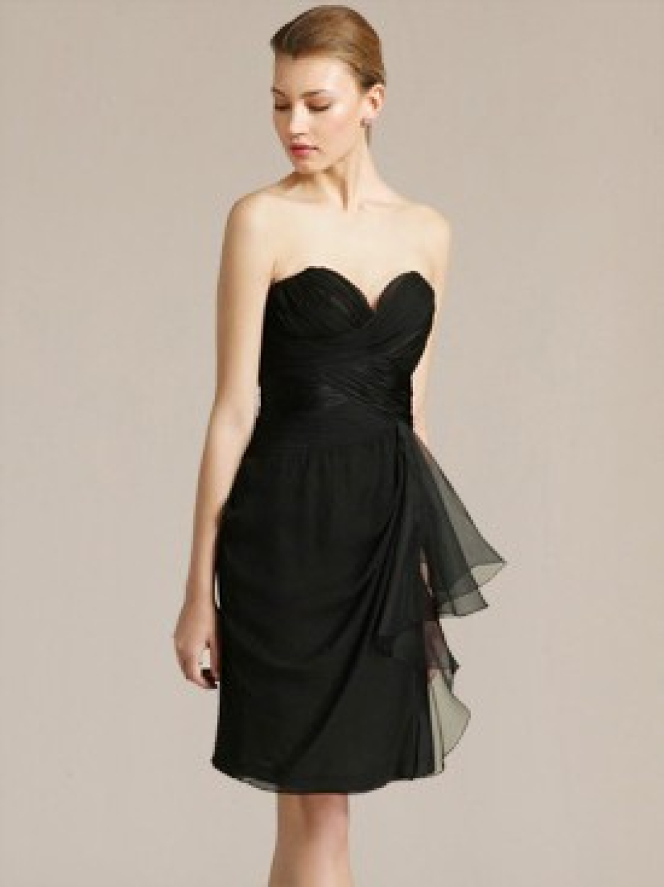 Modern Bridesmaid Dresses_Black