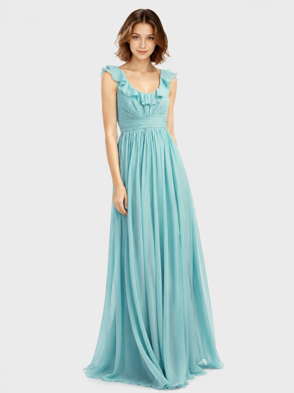 modest bridesmaid dresses_Pool