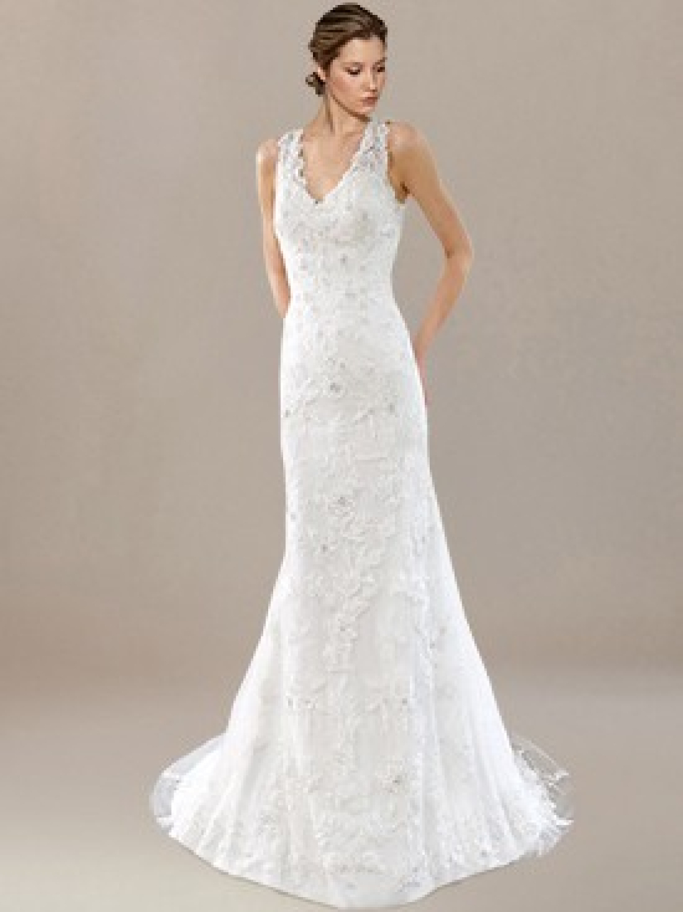 modest lace wedding dress