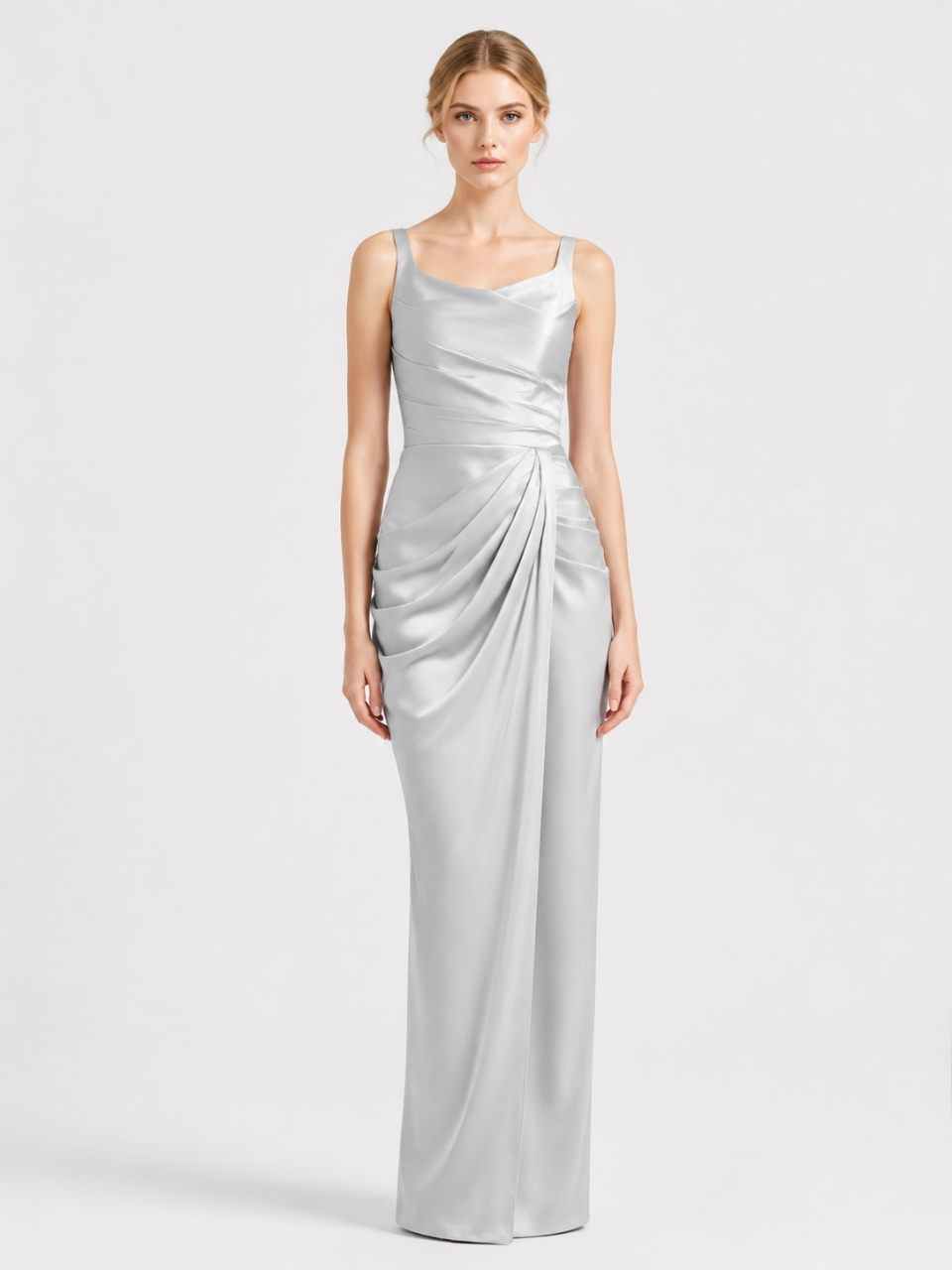 modest prom dress_Navy
