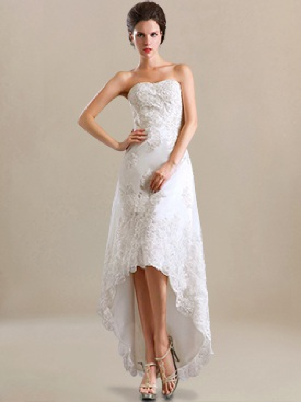 high-low wedding dresses