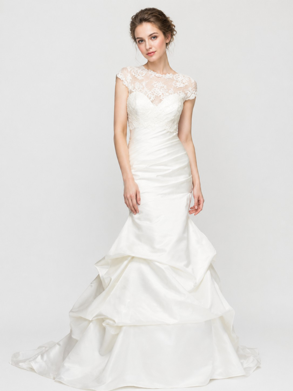 Drop-Taille Brautkleider