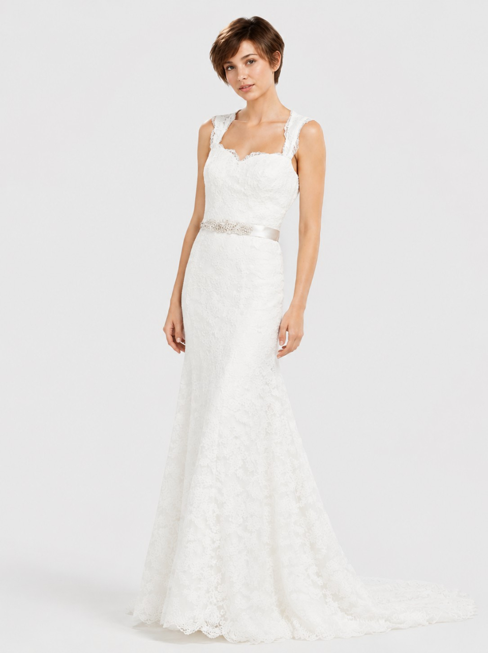 vintage Hochzeitskleid