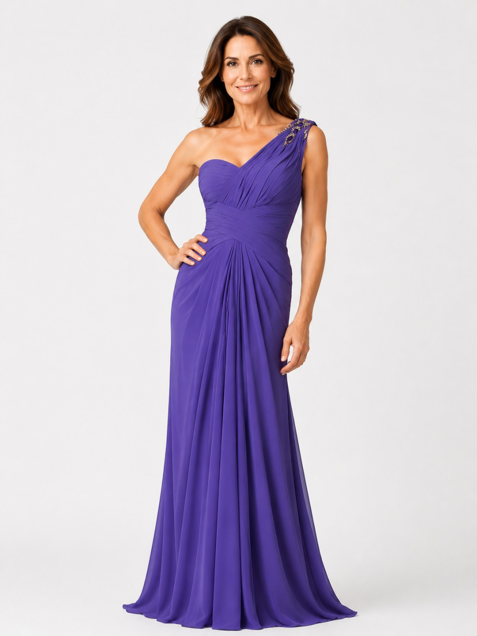 mother of the bride outfits_Purple