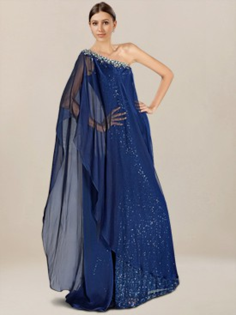 mother of groom dress_Navy