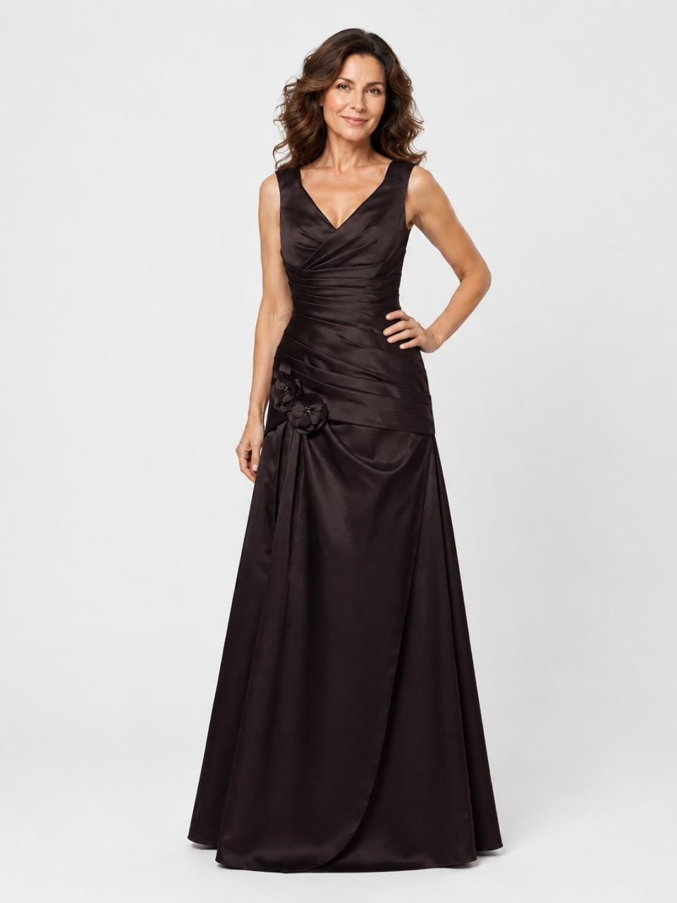 mother of the bride dress_Espresso