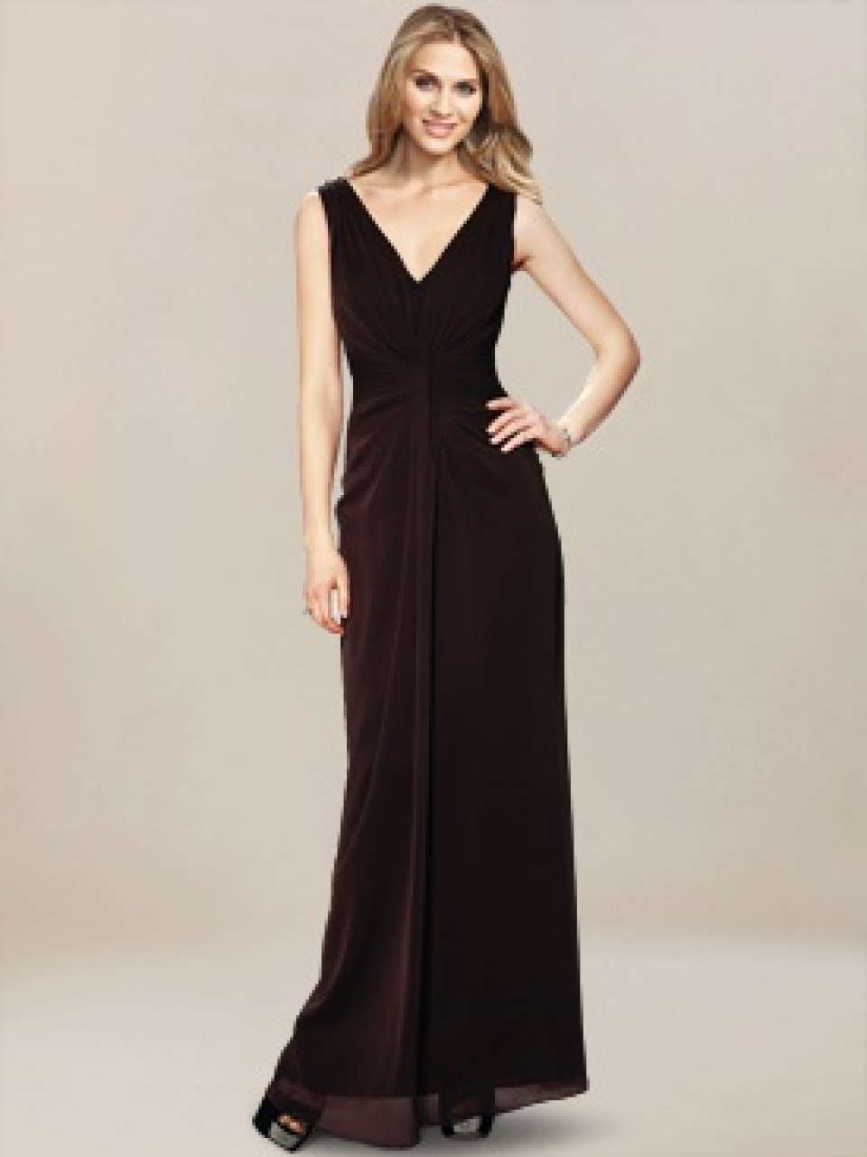 mother of the bride dress_Espresso