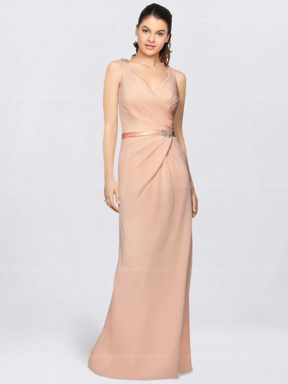 mother of the bride dress_Peach Fizz