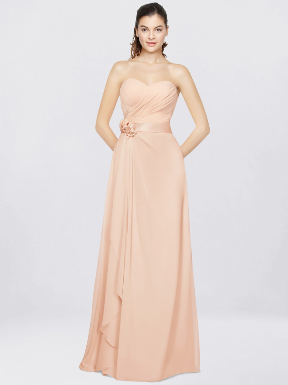 mother of the bride dress_Peach Fizz