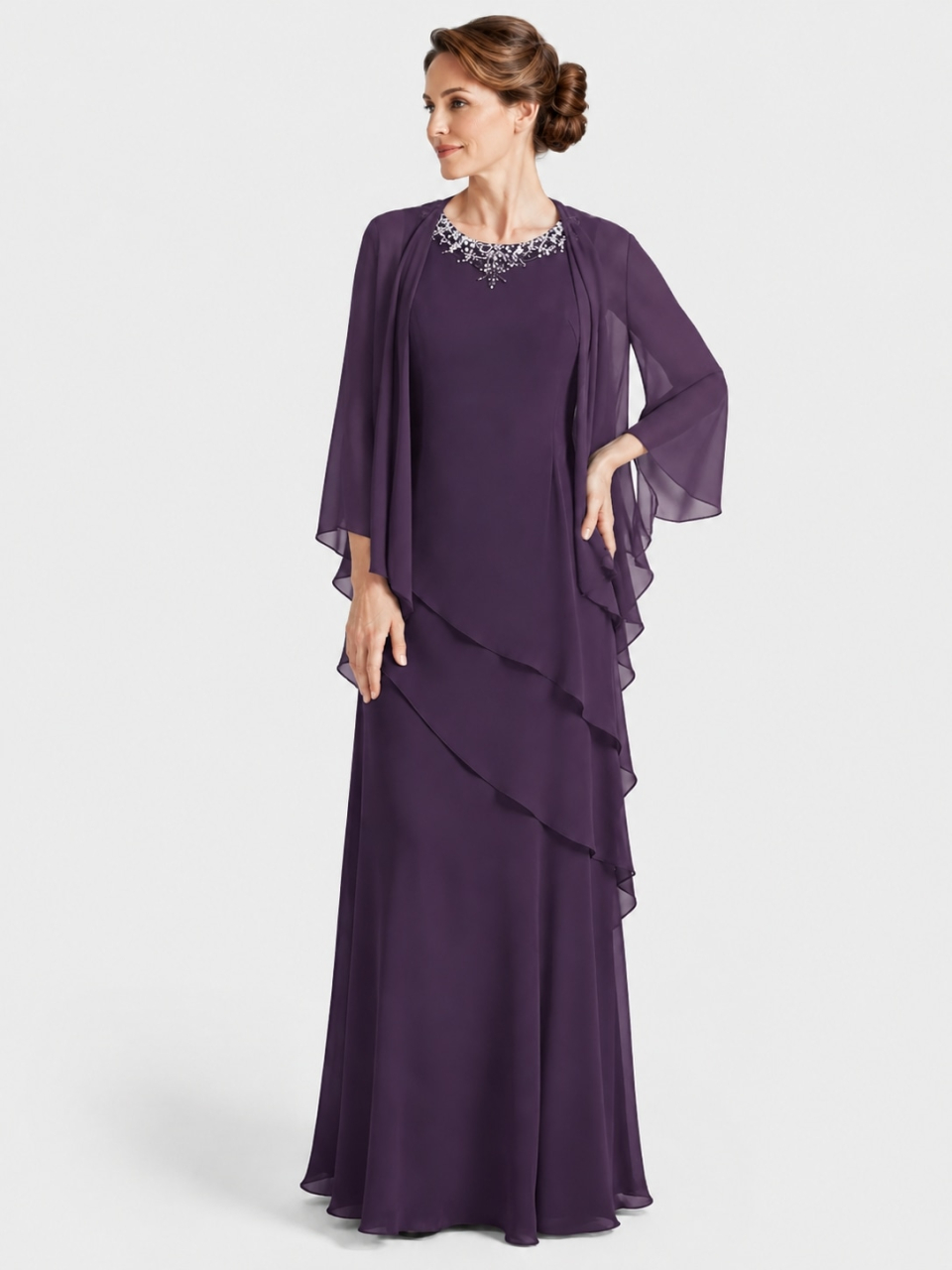 mother of the bride dress with jacket