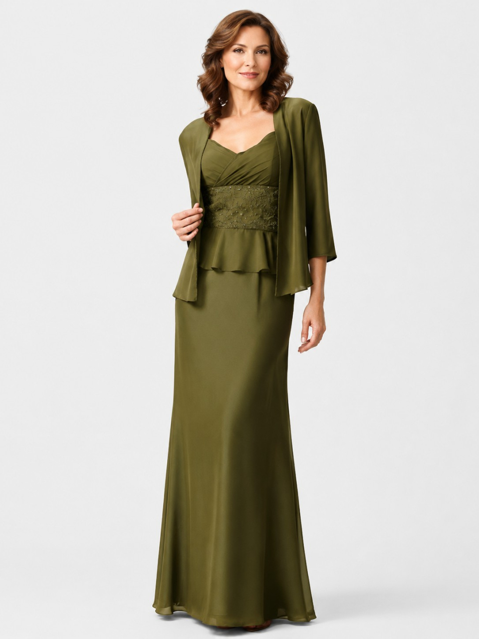 Mother Of The Bride Dress_Olive