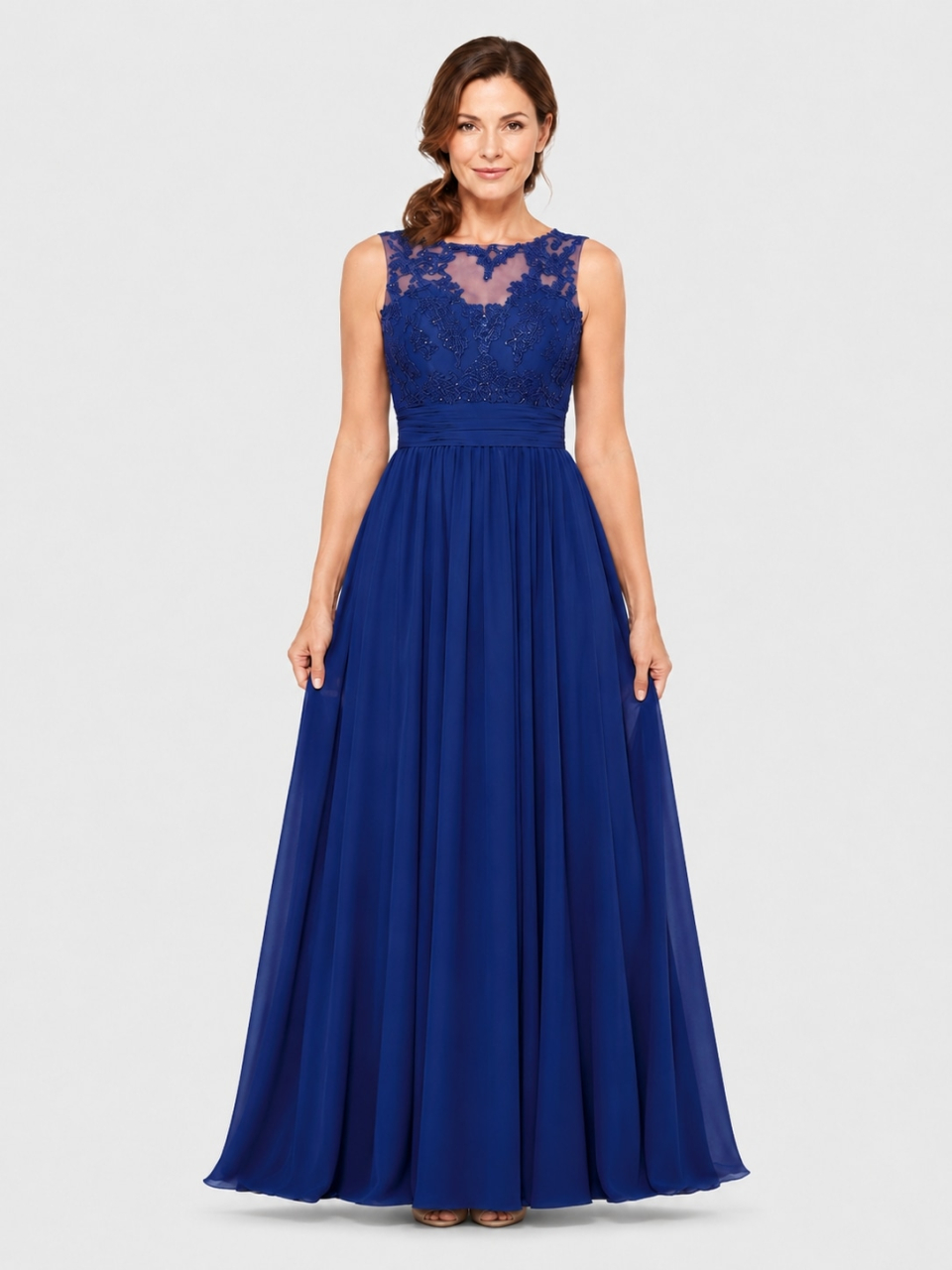 modest mother of the bride dress_Indigo