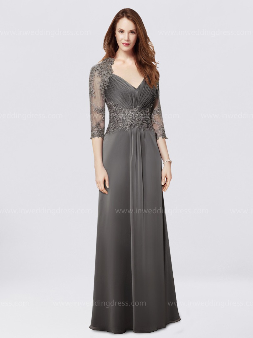 mother of the groom dress_Charcoal