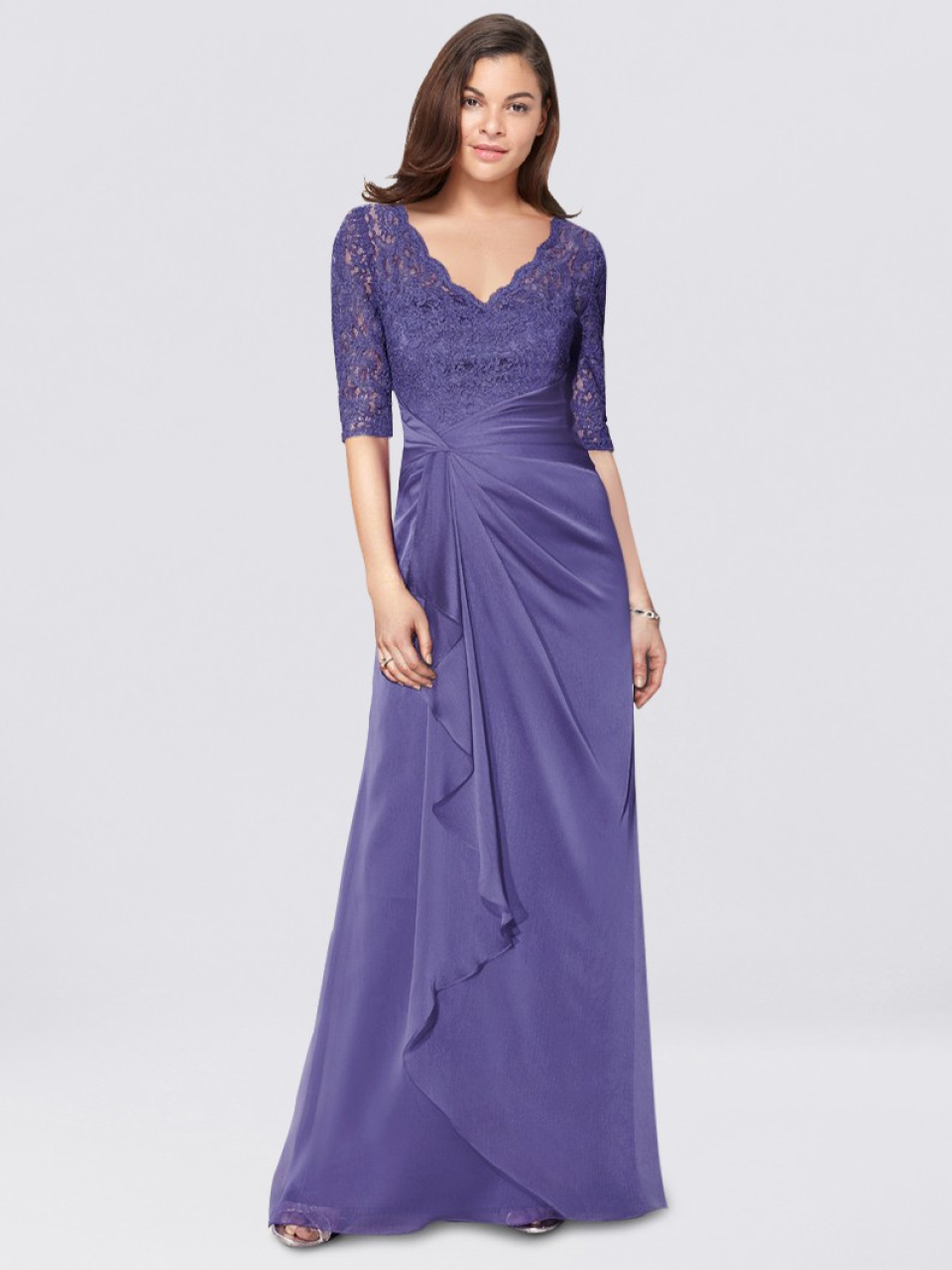 mother of the groom dress_Purple