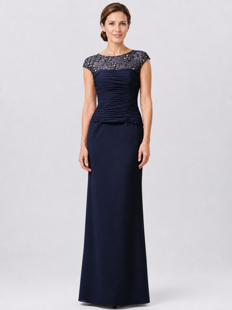 groom mother dresses_Navy